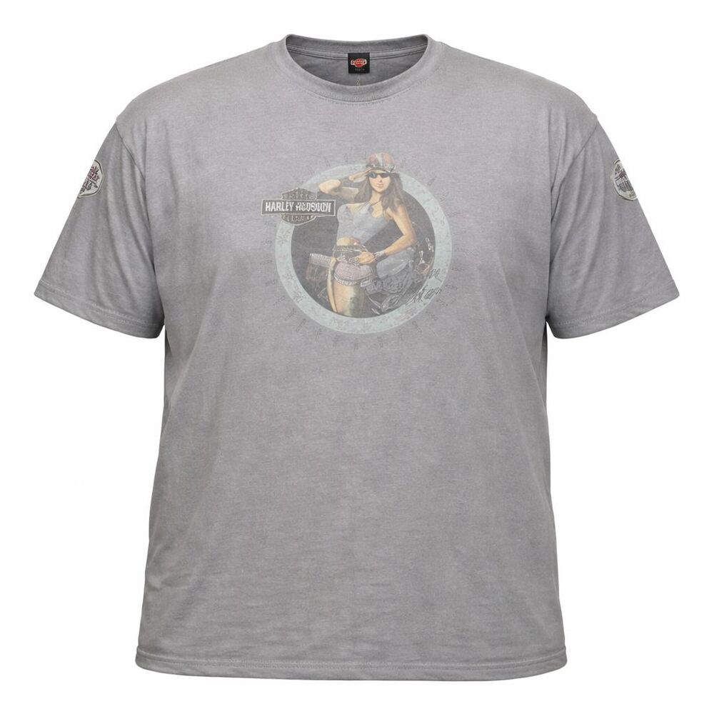 Harley-Davidson Three Rivers Pittsburgh 100% Cotton T-Shirt Gray Biker 3XL